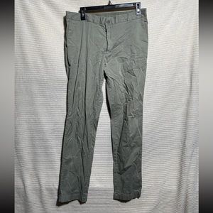 Spoke London Mens Size 33 Fridays Chino Pants Build B Green Dark Wash